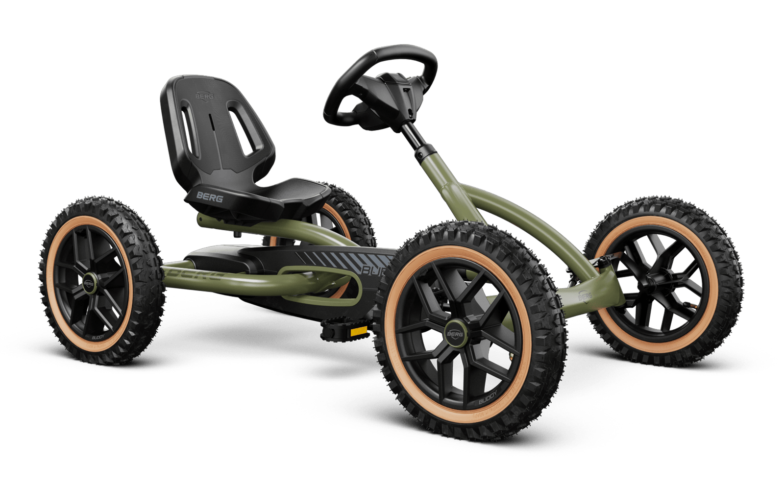 BERG Buddy Trail Green - Polkuauto 3+ vuotta - Vihreä