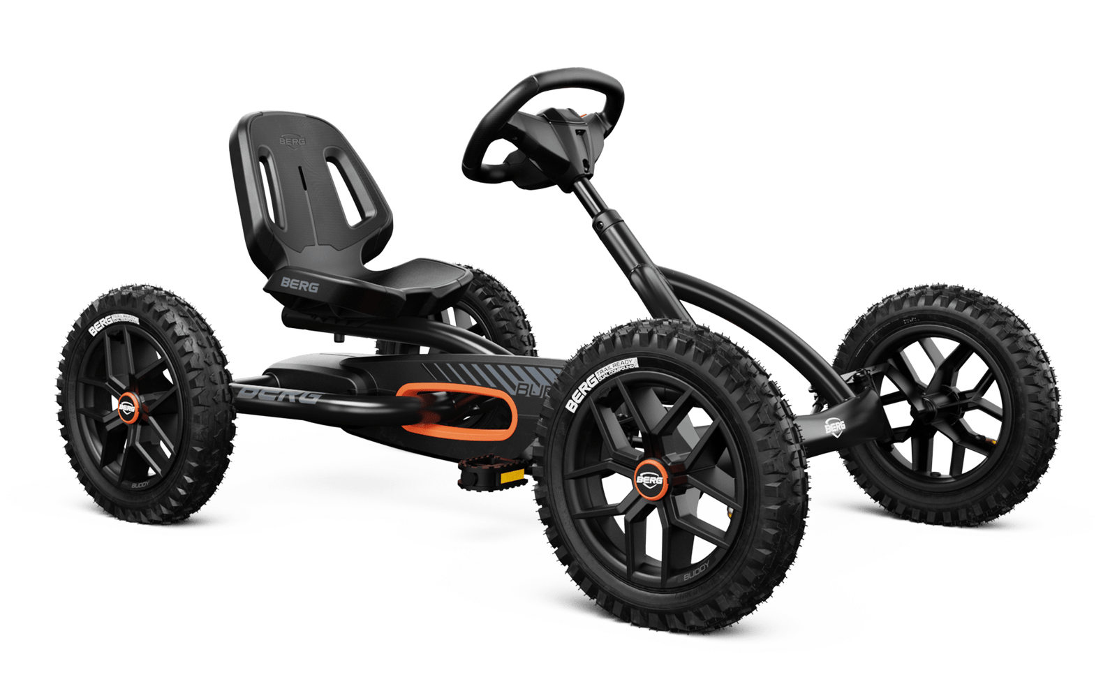 BERG Buddy Cross Black - Polkuauto 3+ vuotta - Musta
