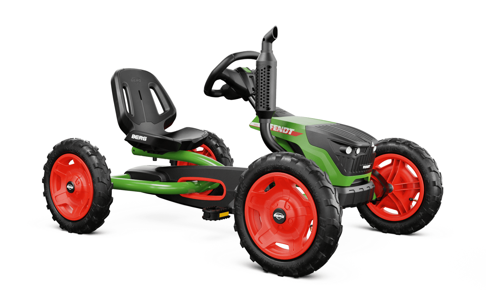 BERG Buddy Fendt - Polkuauto 3+ vuotta - Vihreä/Punainen