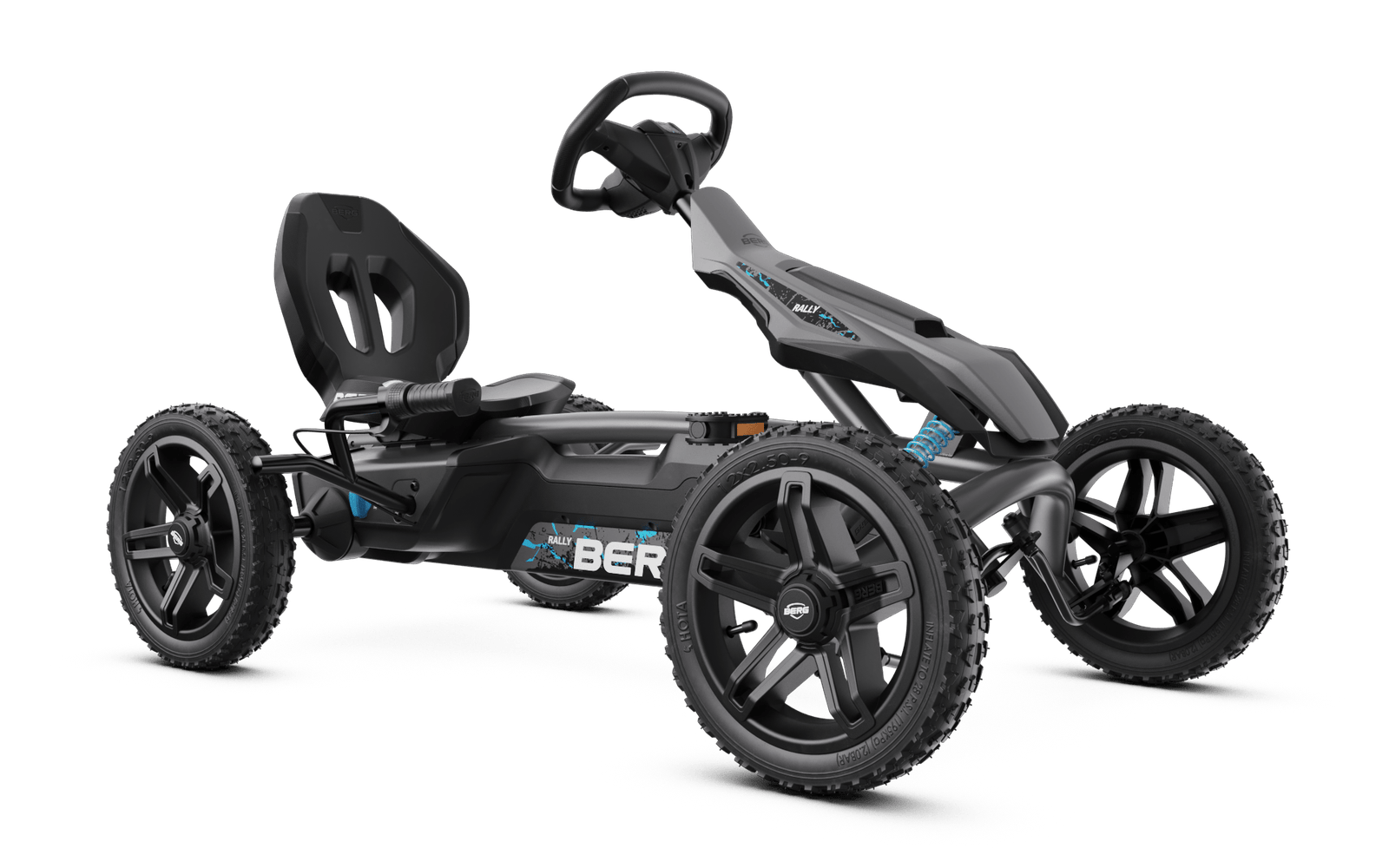 BERG Rally DRT Black 3 Gears - Polkuauto 4+ vuotta - Musta - Kolmivaihteinen (BFR-3)