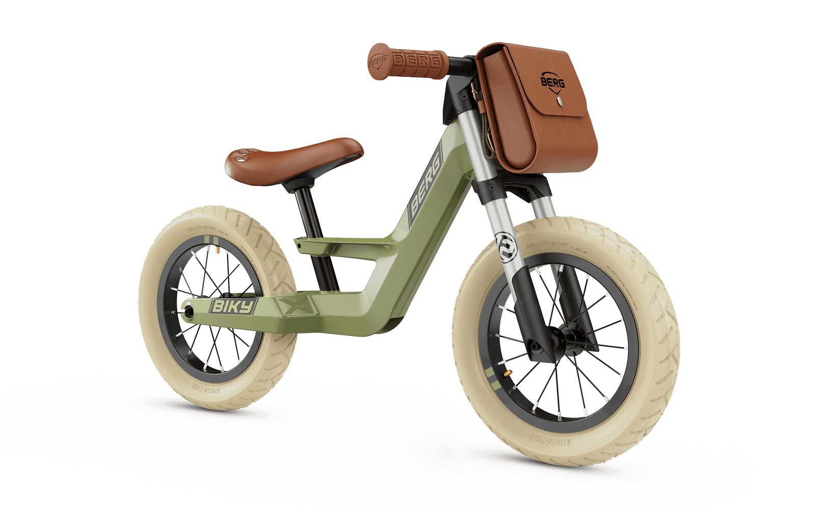 BERG Biky Retro Green Potkupyörä - 2,5+ vuotta - Vihreä