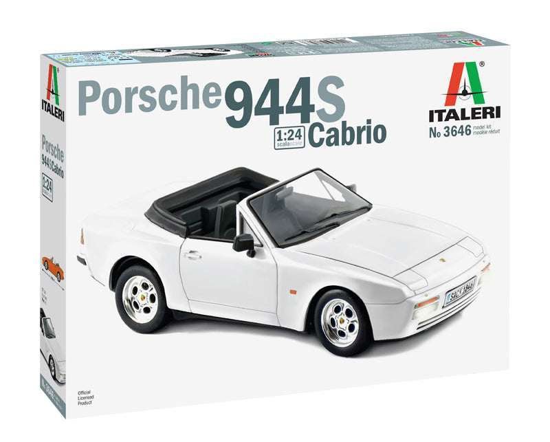 Italeri Porsche 944 S Cabrio 1:24 koottava pienoismalli