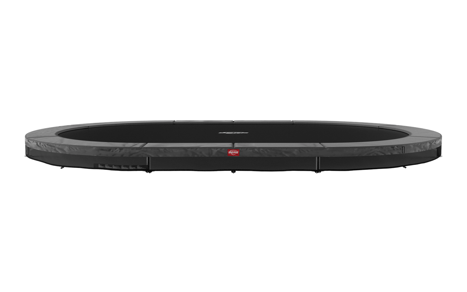 BERG SPORTS Grand Favorit InGround 520 Harmaa - Trampoliini Ovaali - 520 x 345 cm