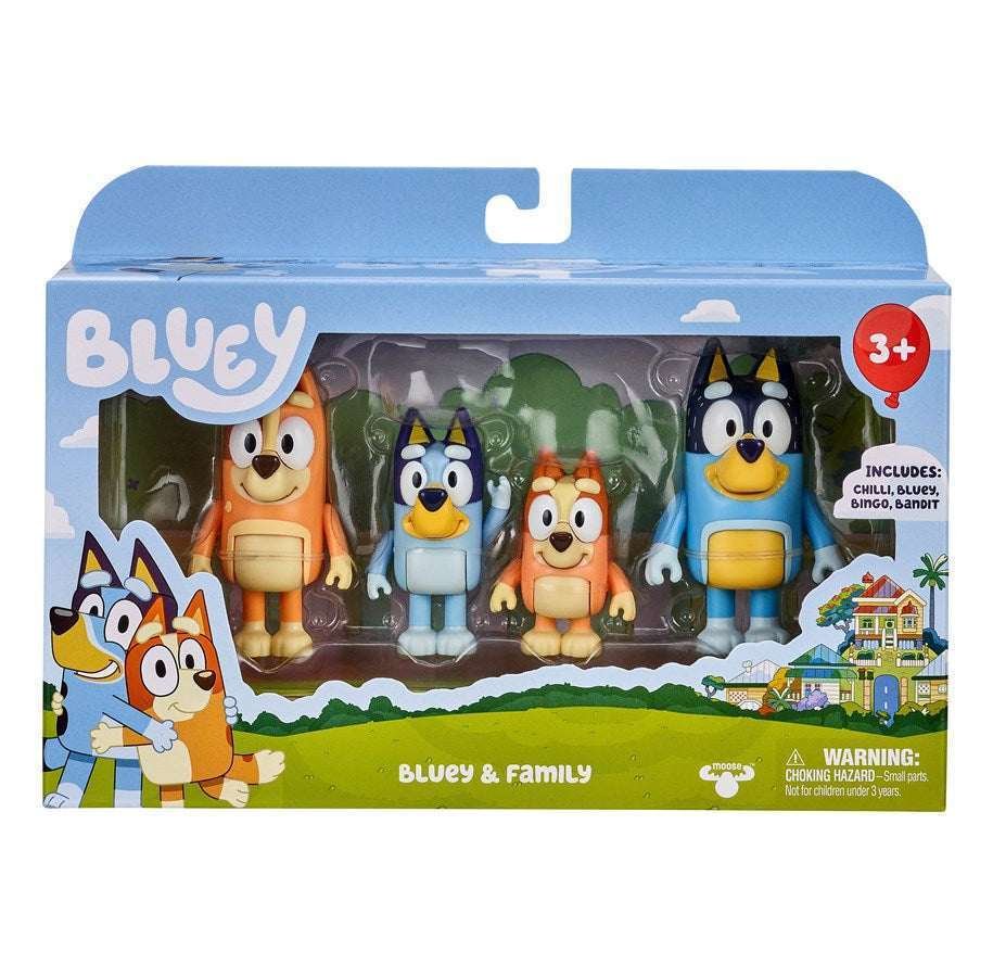 Bluey ja Perhe Hahmopaketti