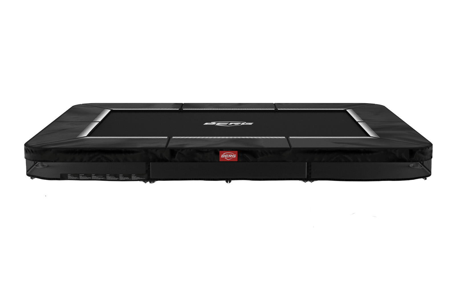 BERG SPORTS Ultim Favorit InGround 280 Musta - Trampoliini Suorakulmainen - 280 x 190 cm