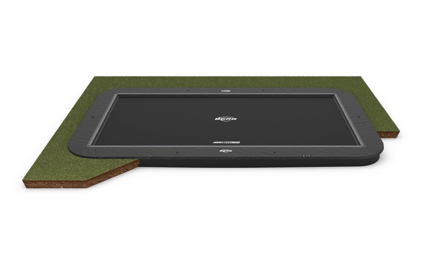 BERG SPORTS Ultim Elite FlatGround 500 Harmaa - Trampoliini Suorakulmainen - 500 x 300 cm