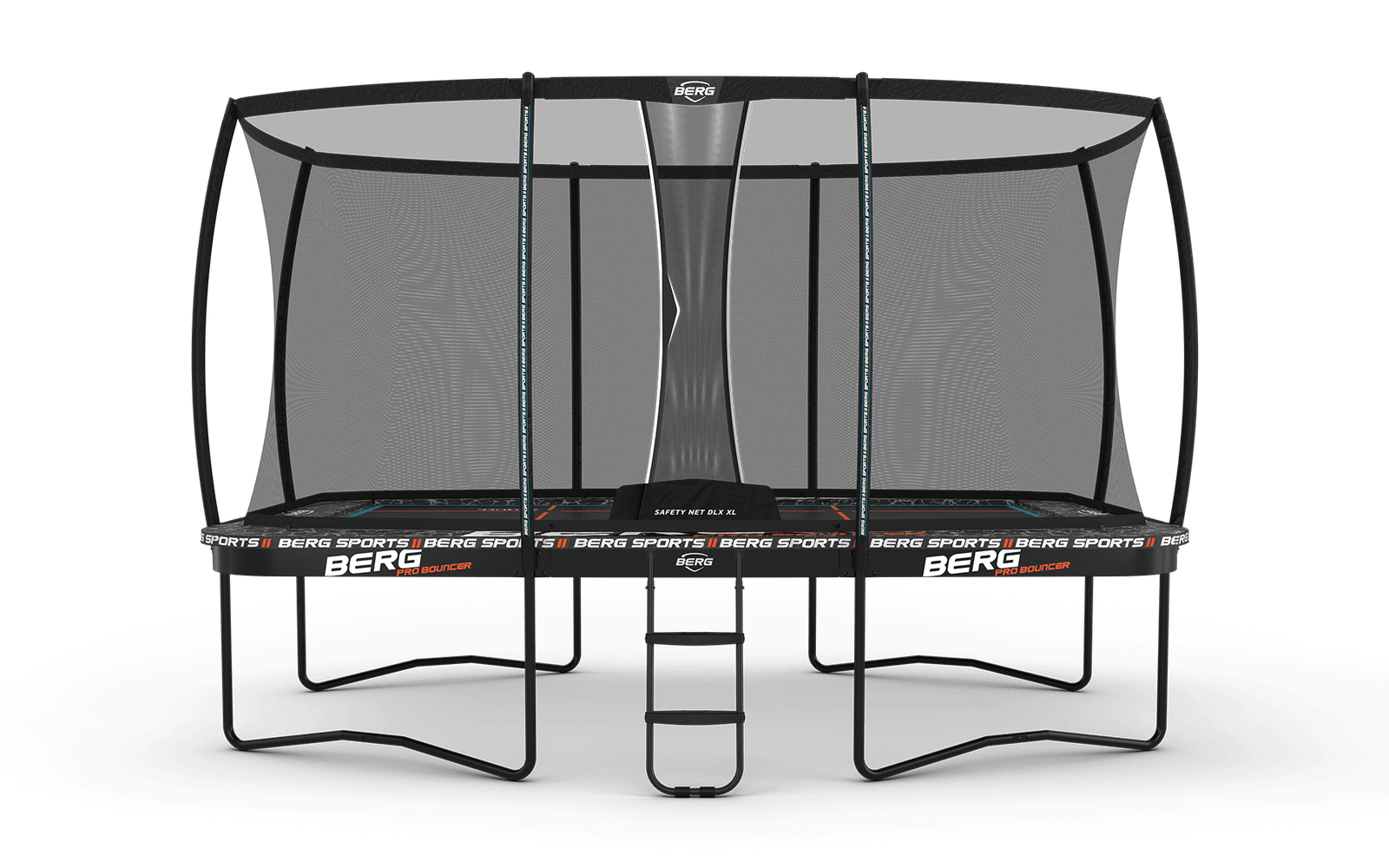 BERG SPORTS Ultim Pro Bouncer Regular 500 + Safety Net XL - Trampoliini Suorakulmainen - 500 x 300 cm