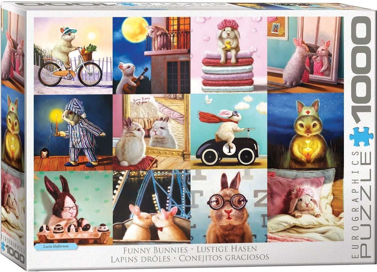 Eurographics 1000 Palan Palapeli Funny Bunnies