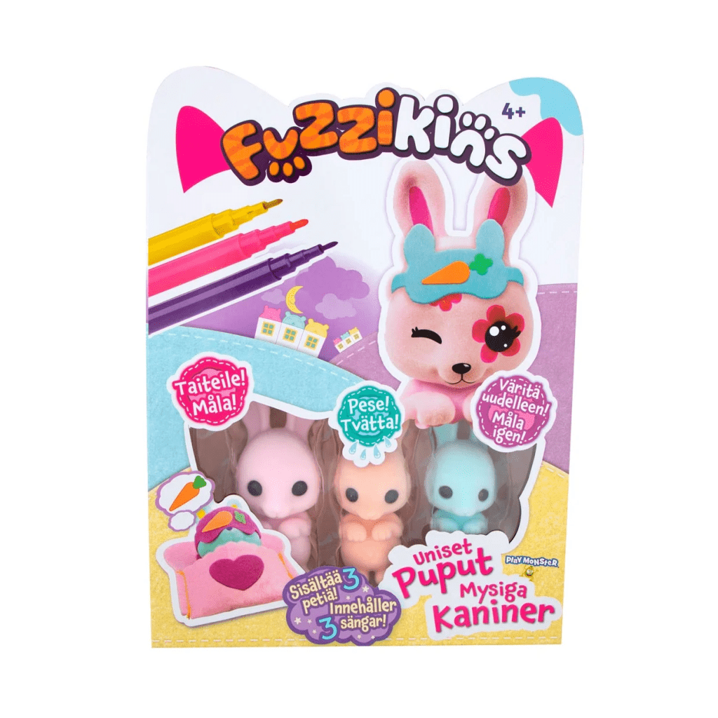 Fuzzikins Söpöt Kanit -Leikkisetti