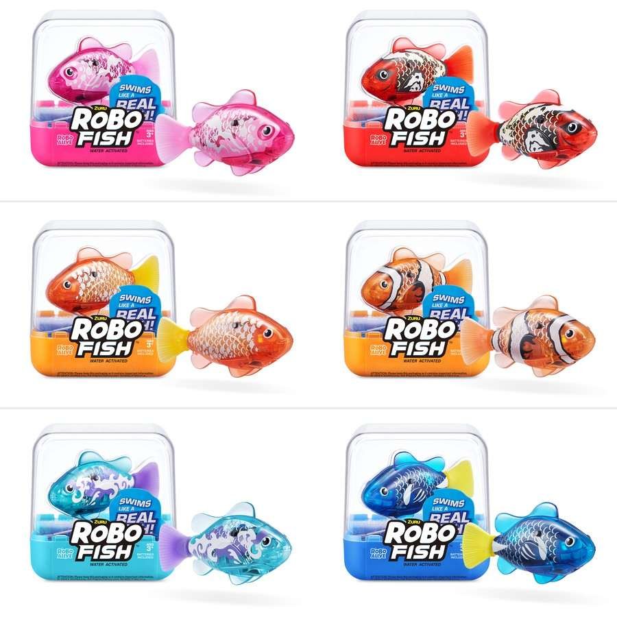 Zuru Robo Fish - Robotti Kala 9cm Vedessä Uiva Kala