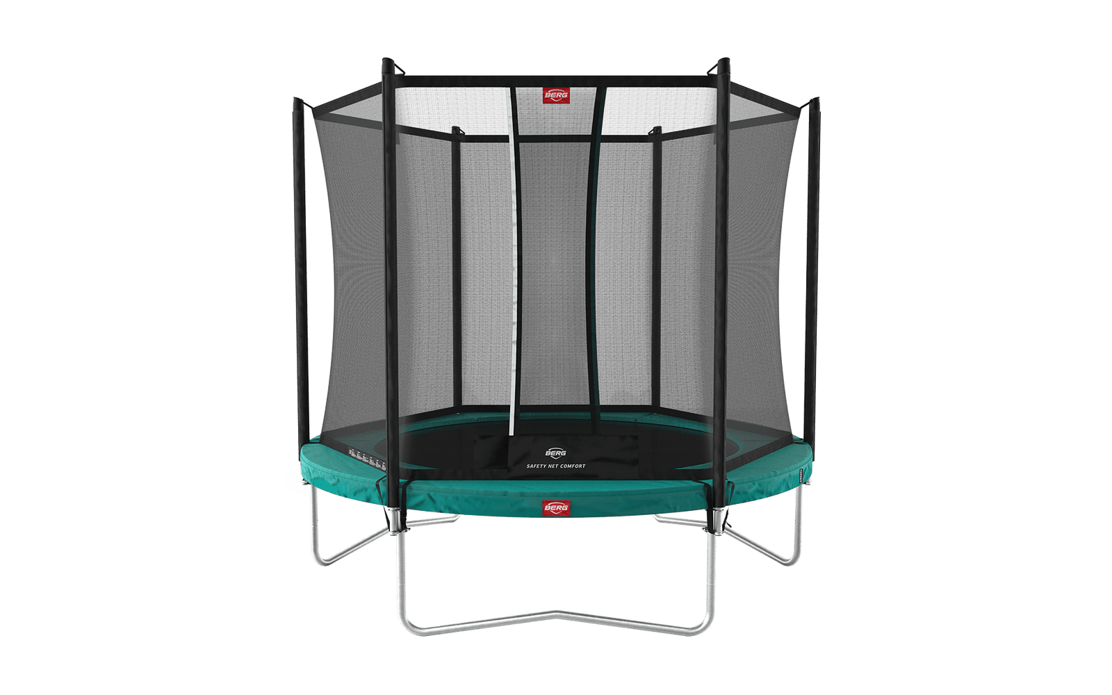 BERG Favorit Regular 330 Vihreä + Safety Net Comfort - Trampoliini Pyöreä - 330 cm