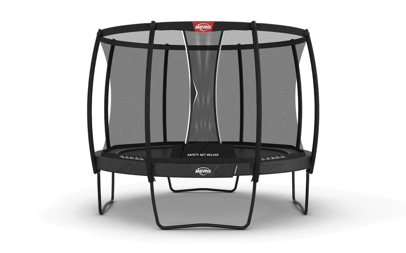 BERG Champion Regular 330 Harmaa + Safety Net Deluxe - Trampoliini Pyöreä - 330 cm