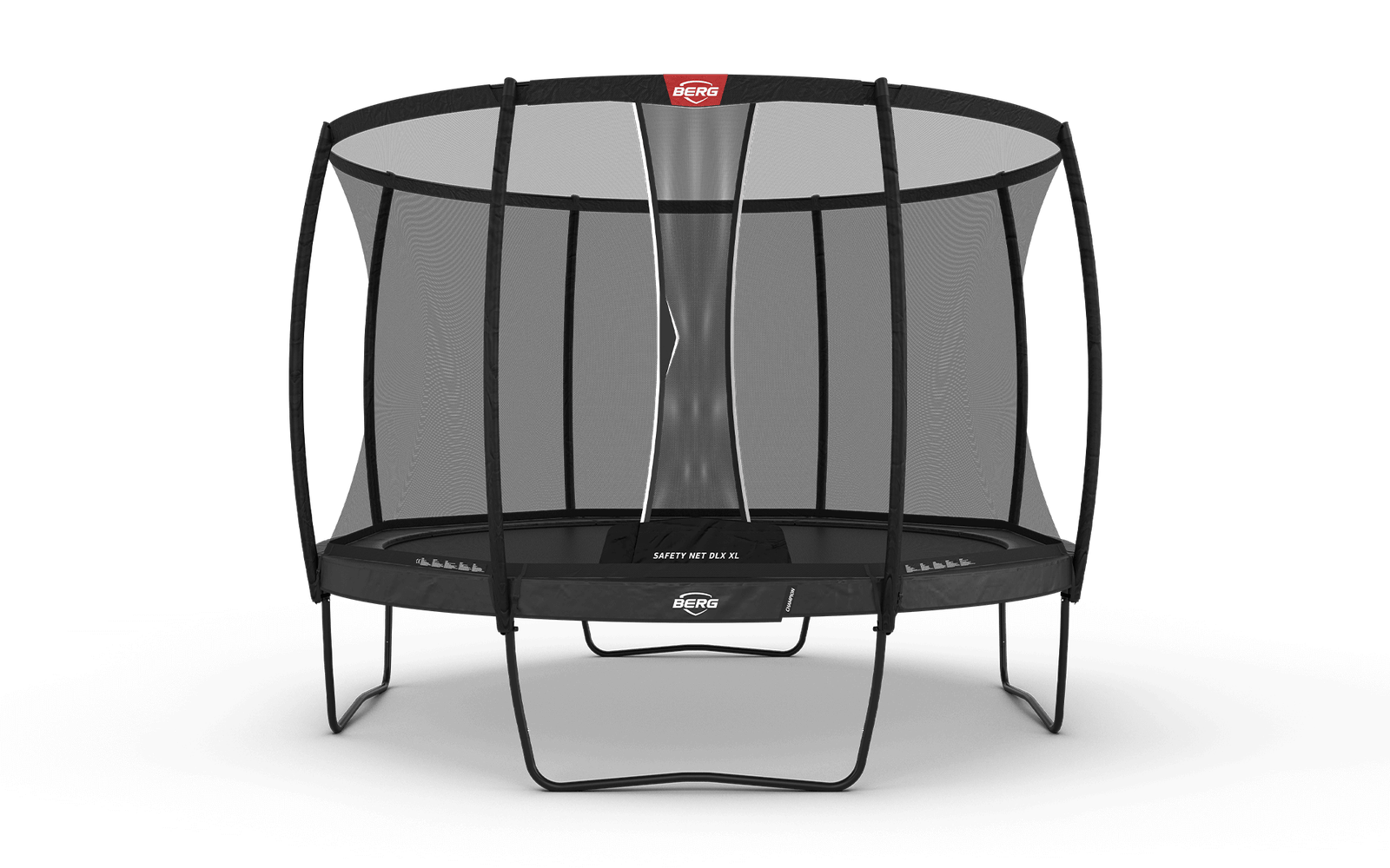 BERG Champion Regular 430 Harmaa + Safety Net DLX XL - Trampoliini Pyöreä - 430 cm