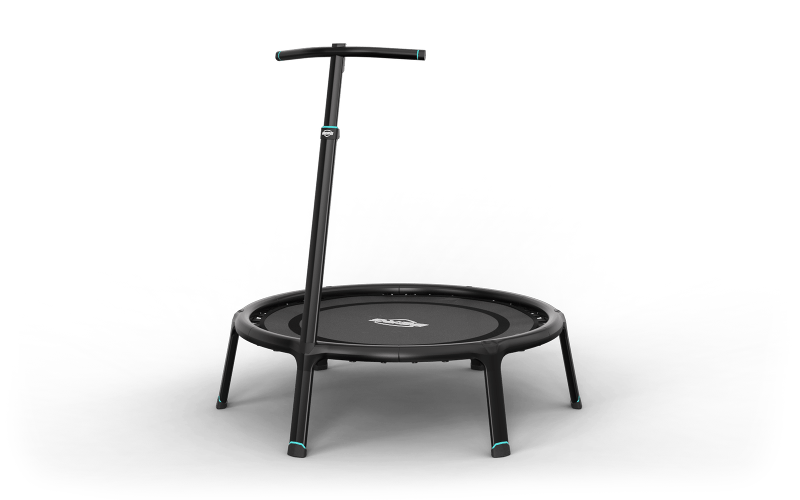 BERG Fitness Trampoline 110 Musta + Handlebar - Trampoliini Pyöreä - 110 cm