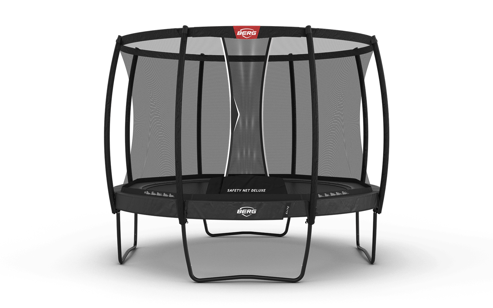 BERG Elite Regular 330 Harmaa + Safety Net Deluxe - Trampoliini Pyöreä - 330 cm