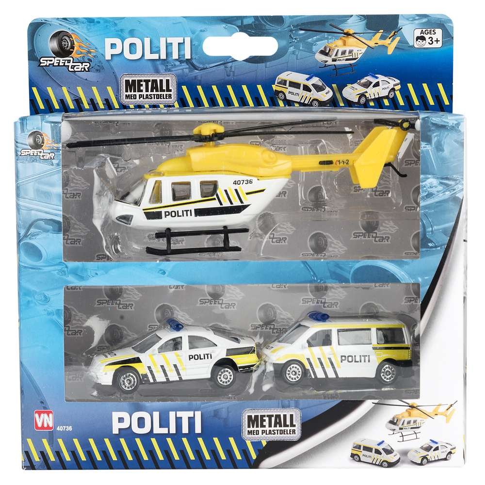 Norjan poliisivoimien Politi 3-pakkaus