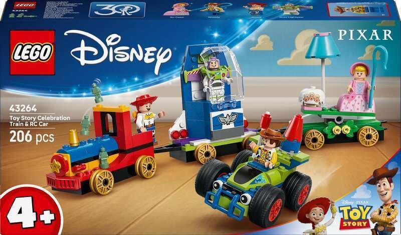 LEGO® Disney Lelutarinan juhlajuna ja RC-auto 43264