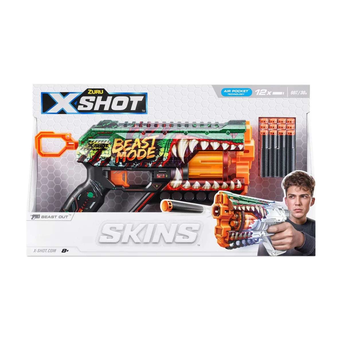 Zuru X-shot SKINS Griefer Vaahtomuoviammusase Lajitelma