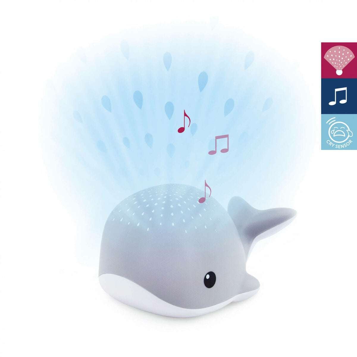 Zazu Wally The Whale Yövalo (Harmaa)