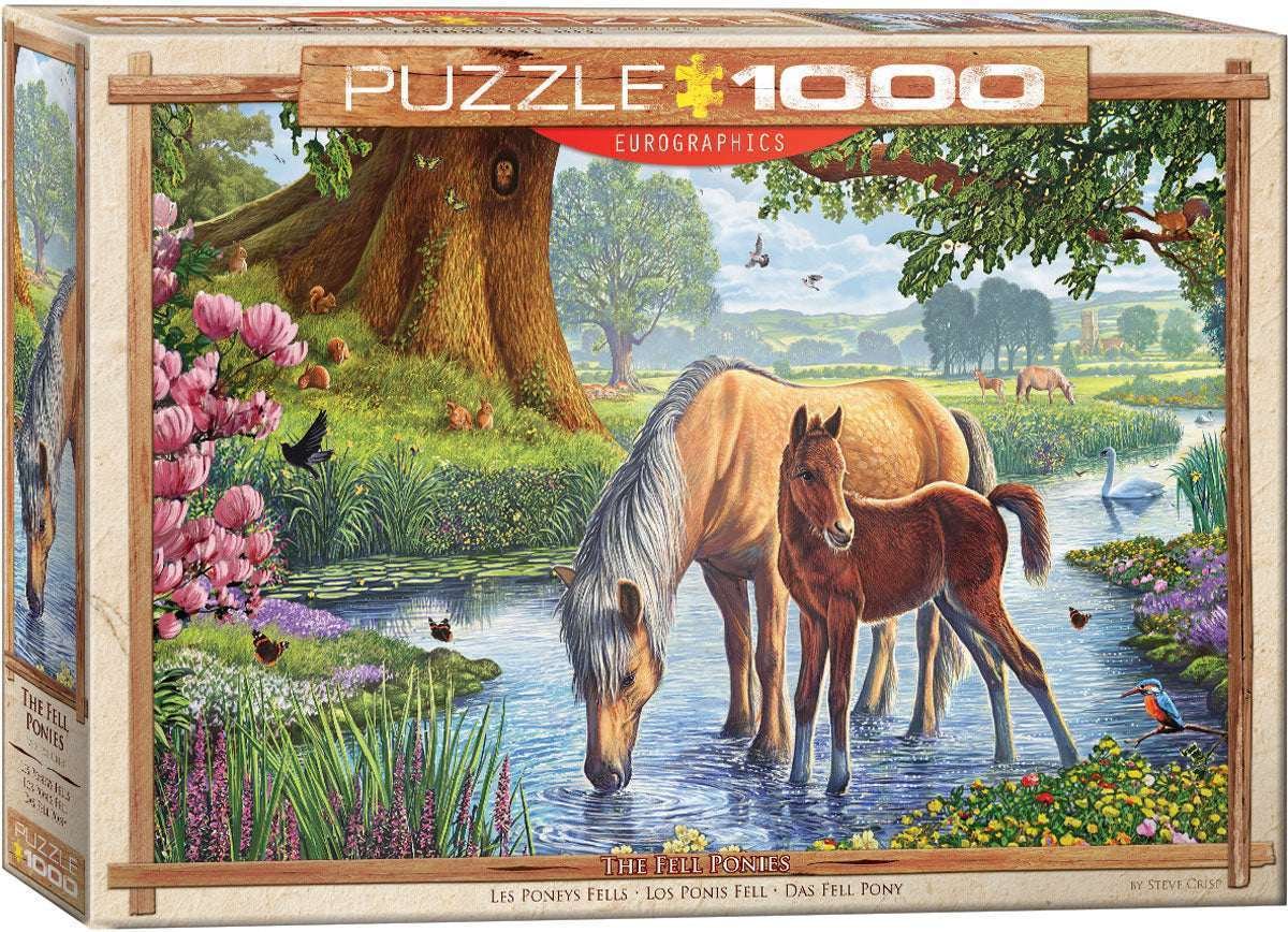 Eurographics 1000 Palan Palapeli The Fell Ponies