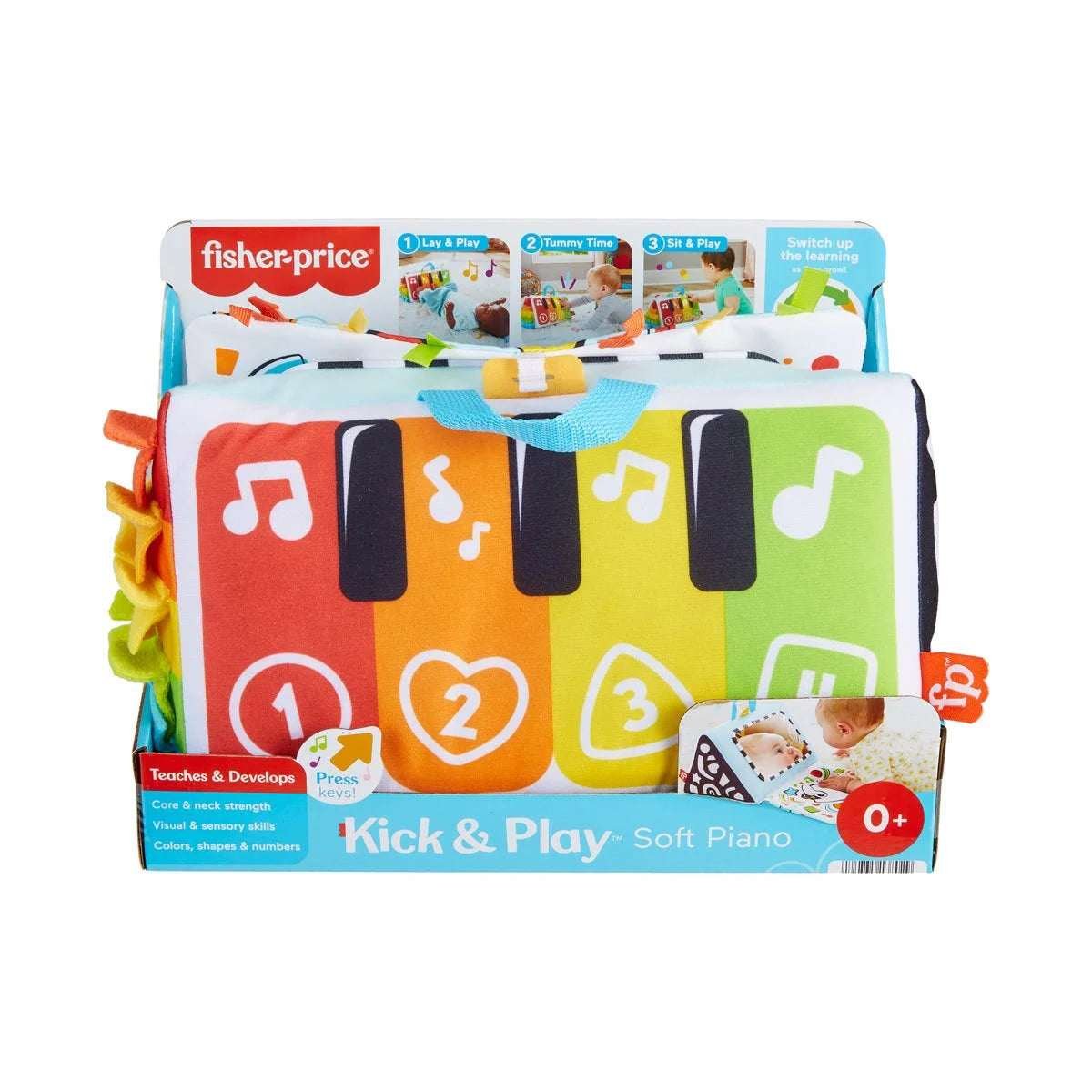Fisher-Price Kick & Play Soft Piano Potkuleikki Vauvalle