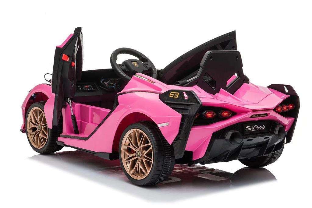 Sähköauto Lapset Lamborghini Sian 12V Pinkki