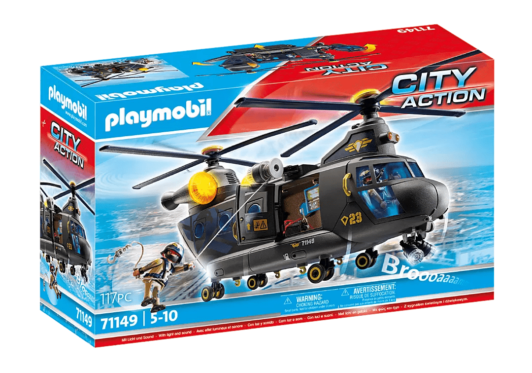 Playmobil City Action 71149 Tactical Unit Pelastushelikopteri