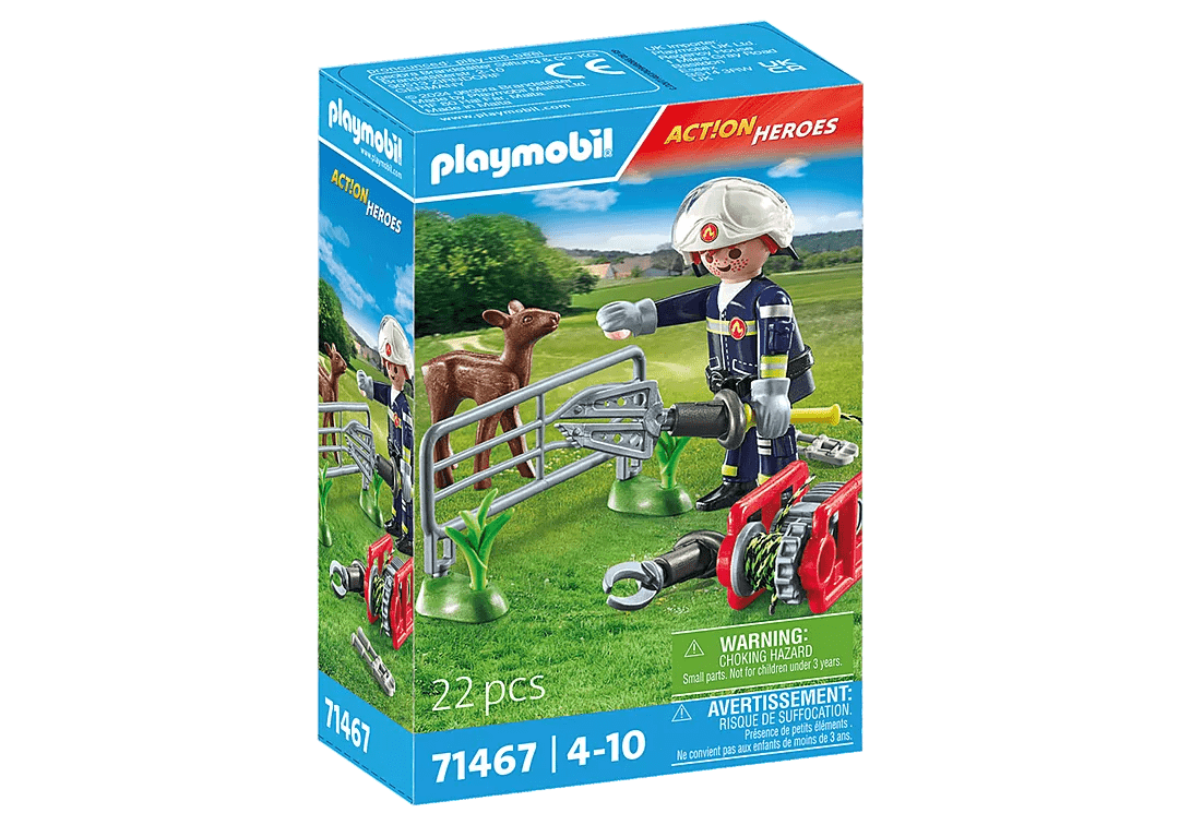 Playmobil Action Heroes 71467 Palomies ja Eläimenpelastus