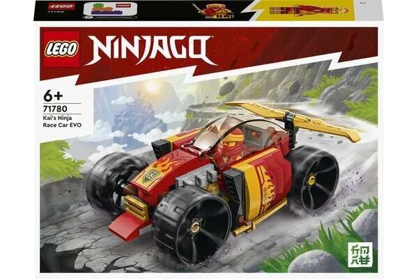 LEGO® NINJAGO 71780 Kai's Ninja Race Car – Evolution, leluauto, 2-in-1