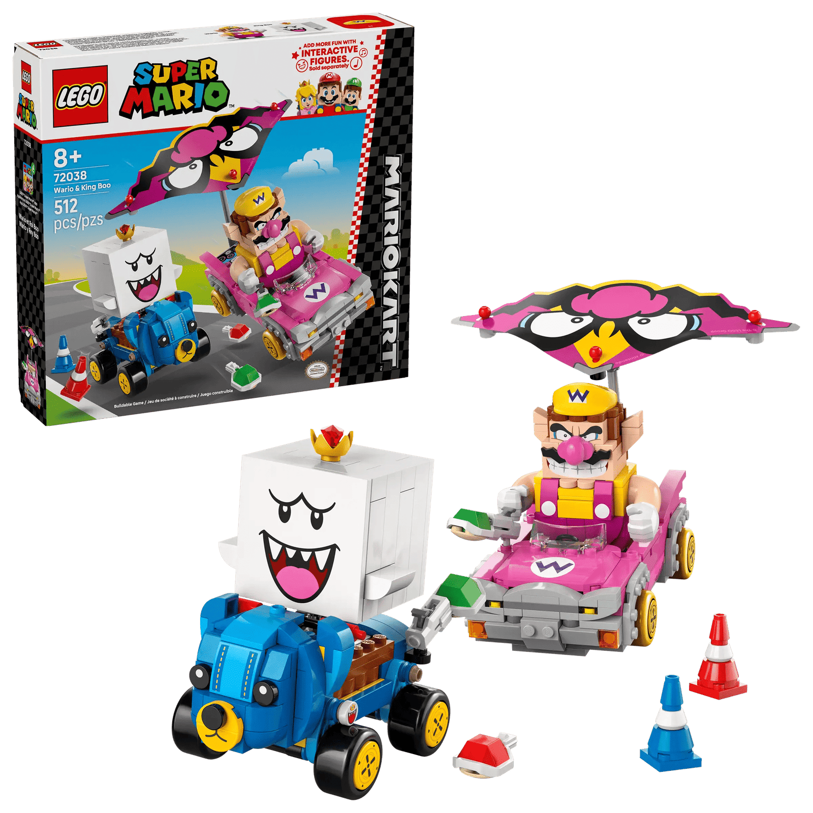 LEGO 72038 Mario Kart™ – Wario ja King Boo