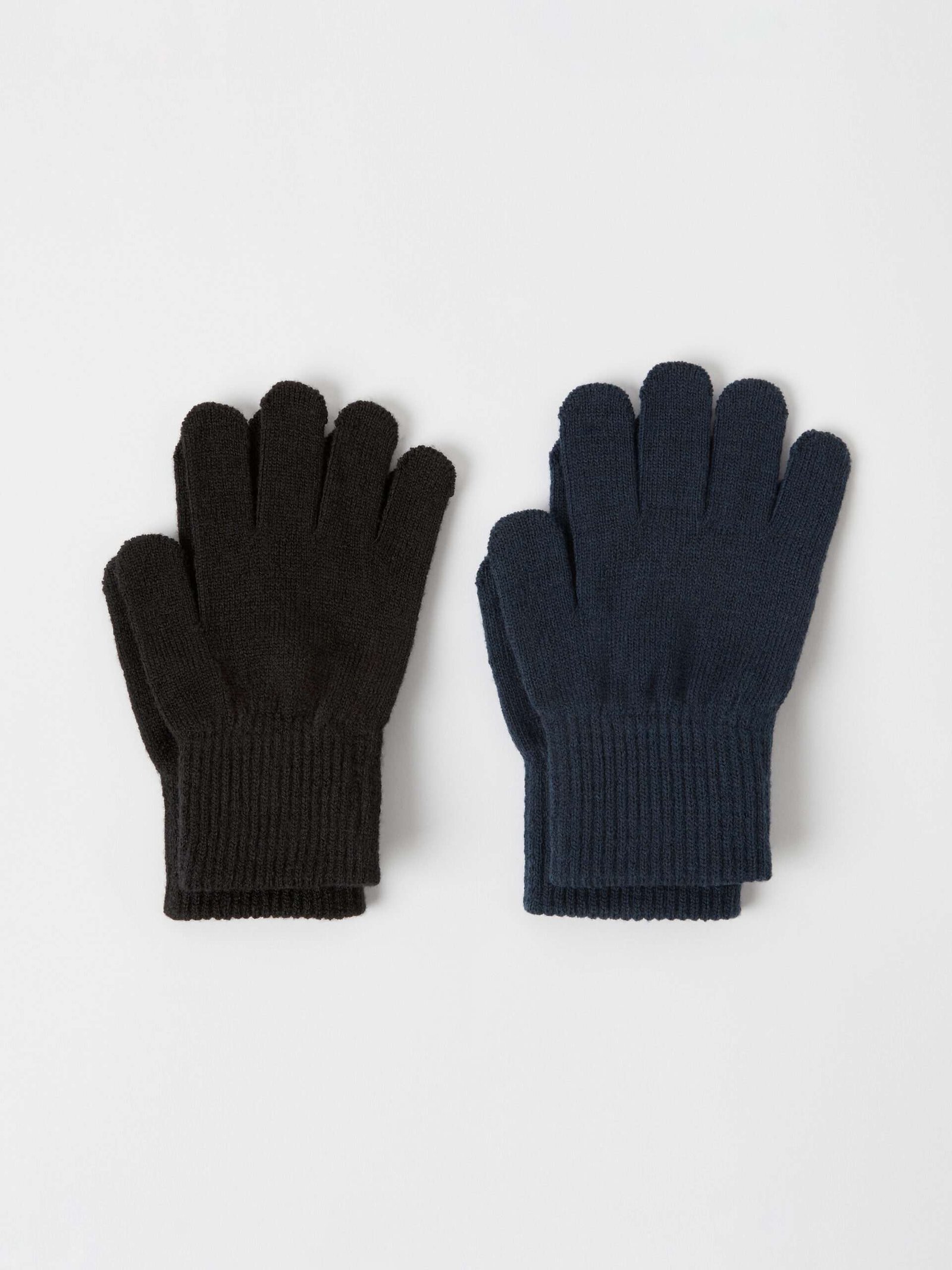 Yksiväriset neulesormikkaat 2-pack