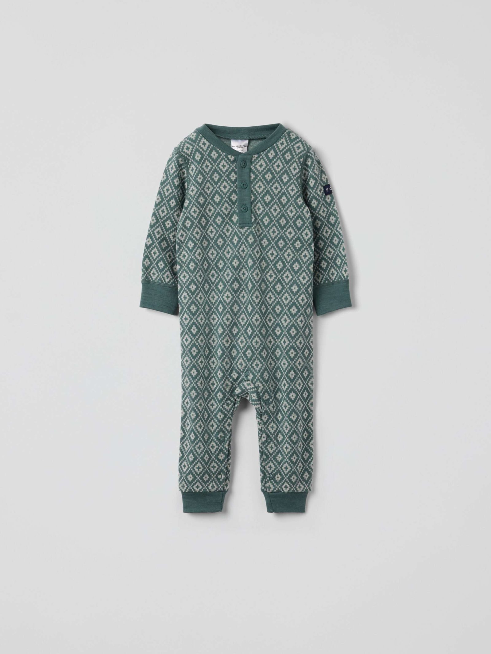 Haalari merinovillaa jacquard-kuviolla