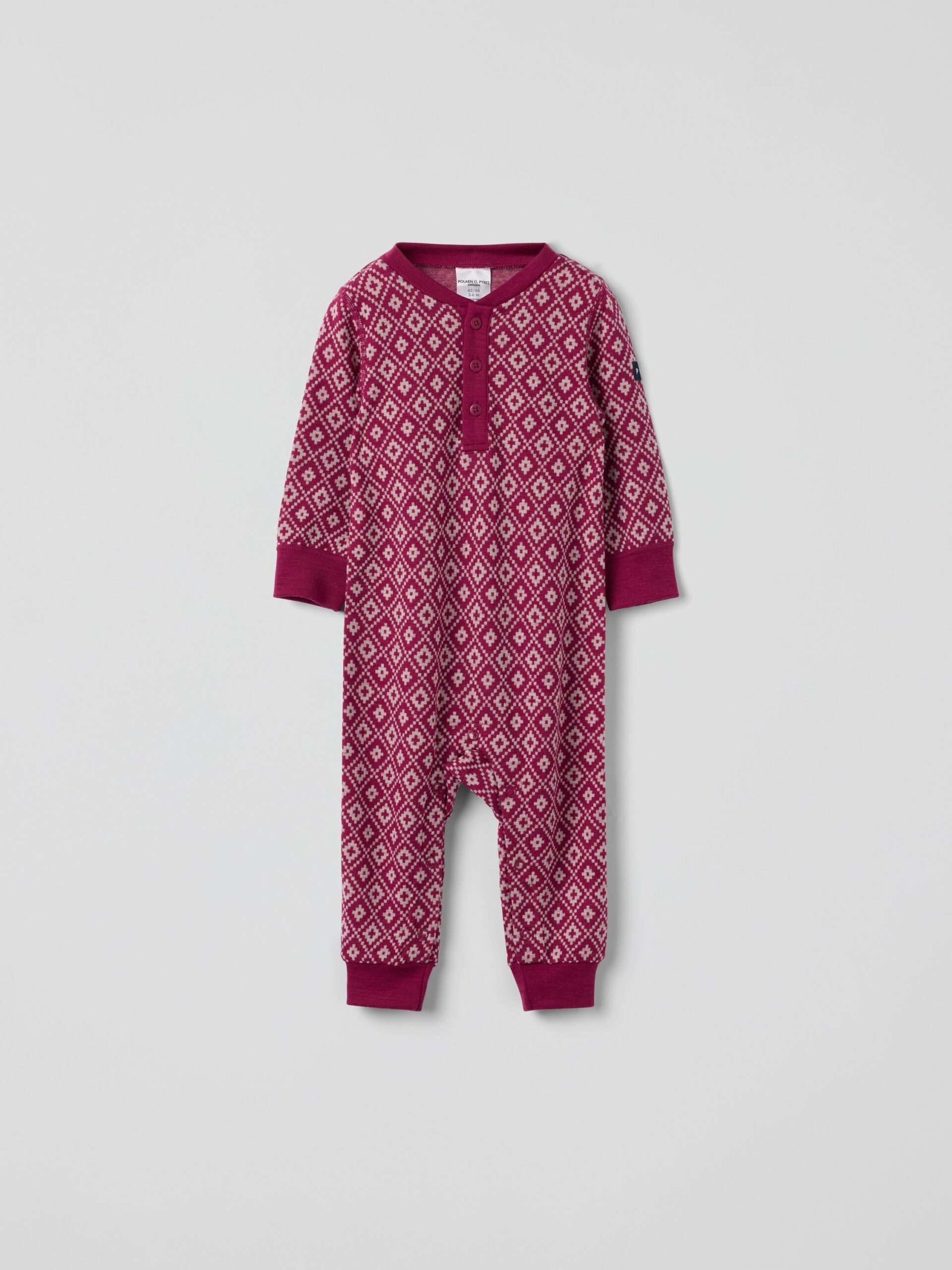 Haalari merinovillaa jacquard-kuviolla