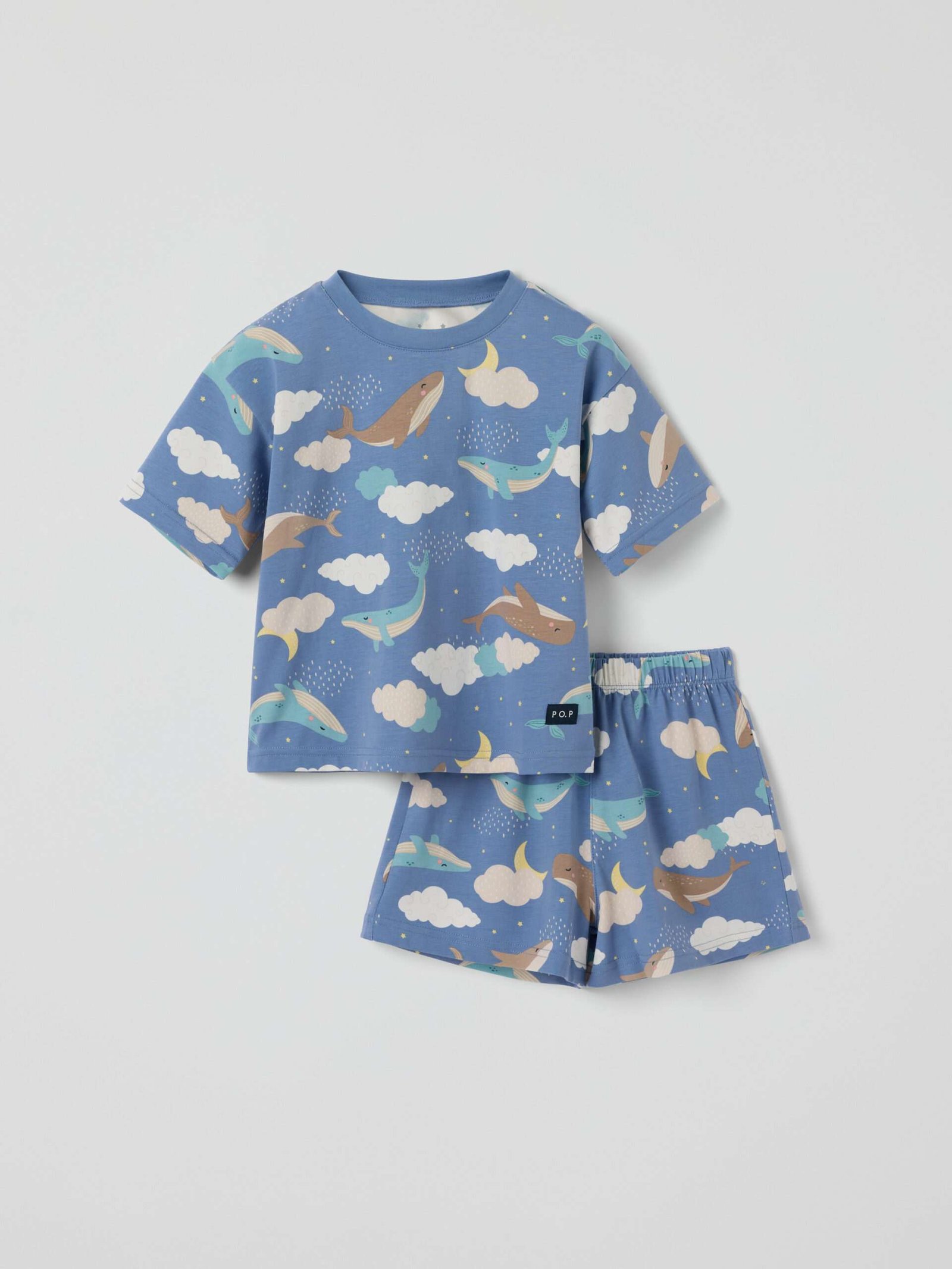 Lyhythihainen pyjama valaat