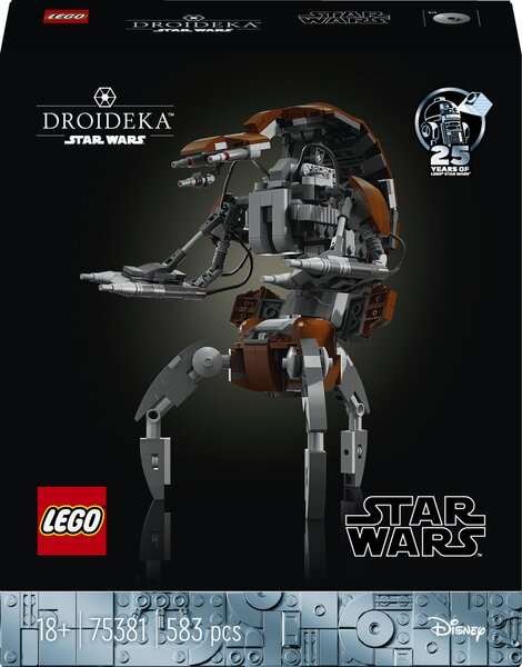 LEGO® Star Wars™ 75381 Droideka – avaruusrakennussetti aikuisille