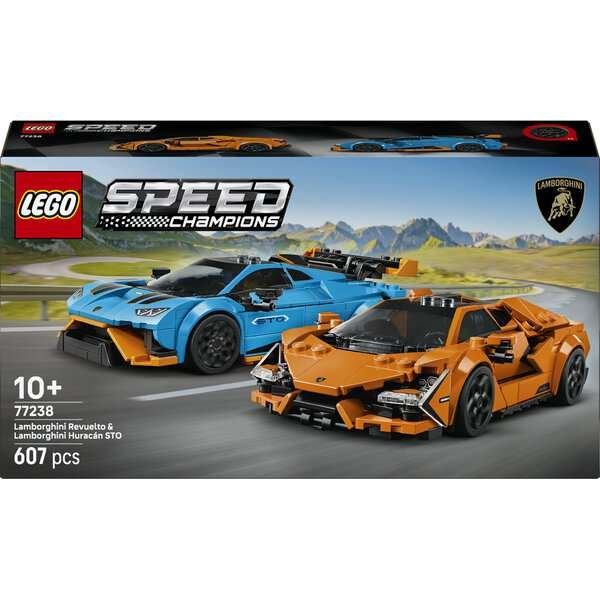 LEGO® Speed Champions Lamborghini Revuelto ja Huracán STO 77238
