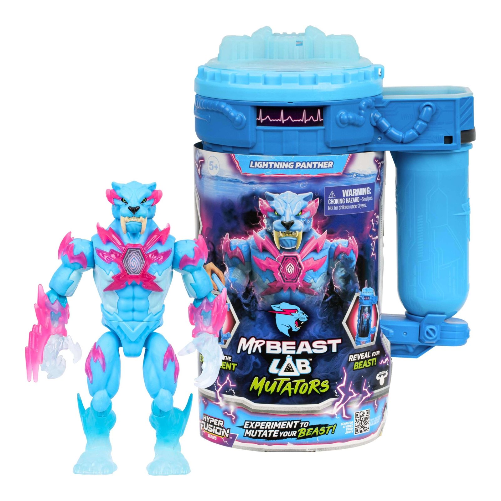 MrBeast Lab Mutator -Toimintahahmo Lightning Panther