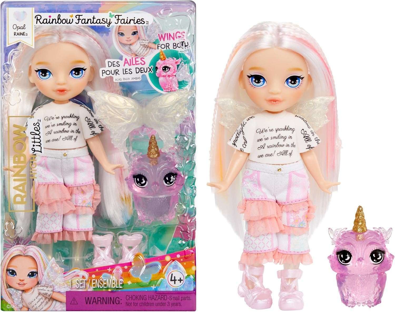 Rainbow High Littles Rainbow Fantasy Fairies Pikkunuket - Opal Raine