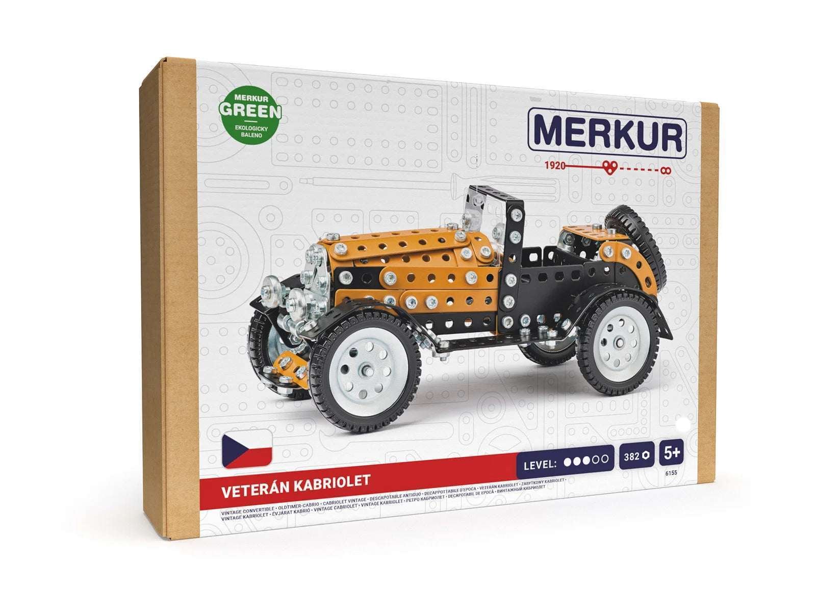 Merkur Metallinen Rakennussarja 6155 Vintage Avoauto