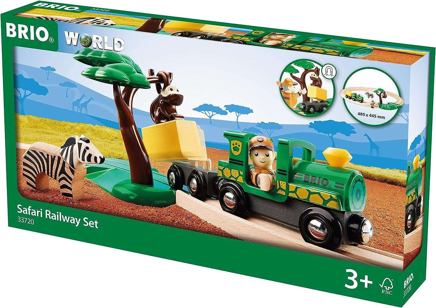 Brio 33720 Puujunarata Safari Junasetti