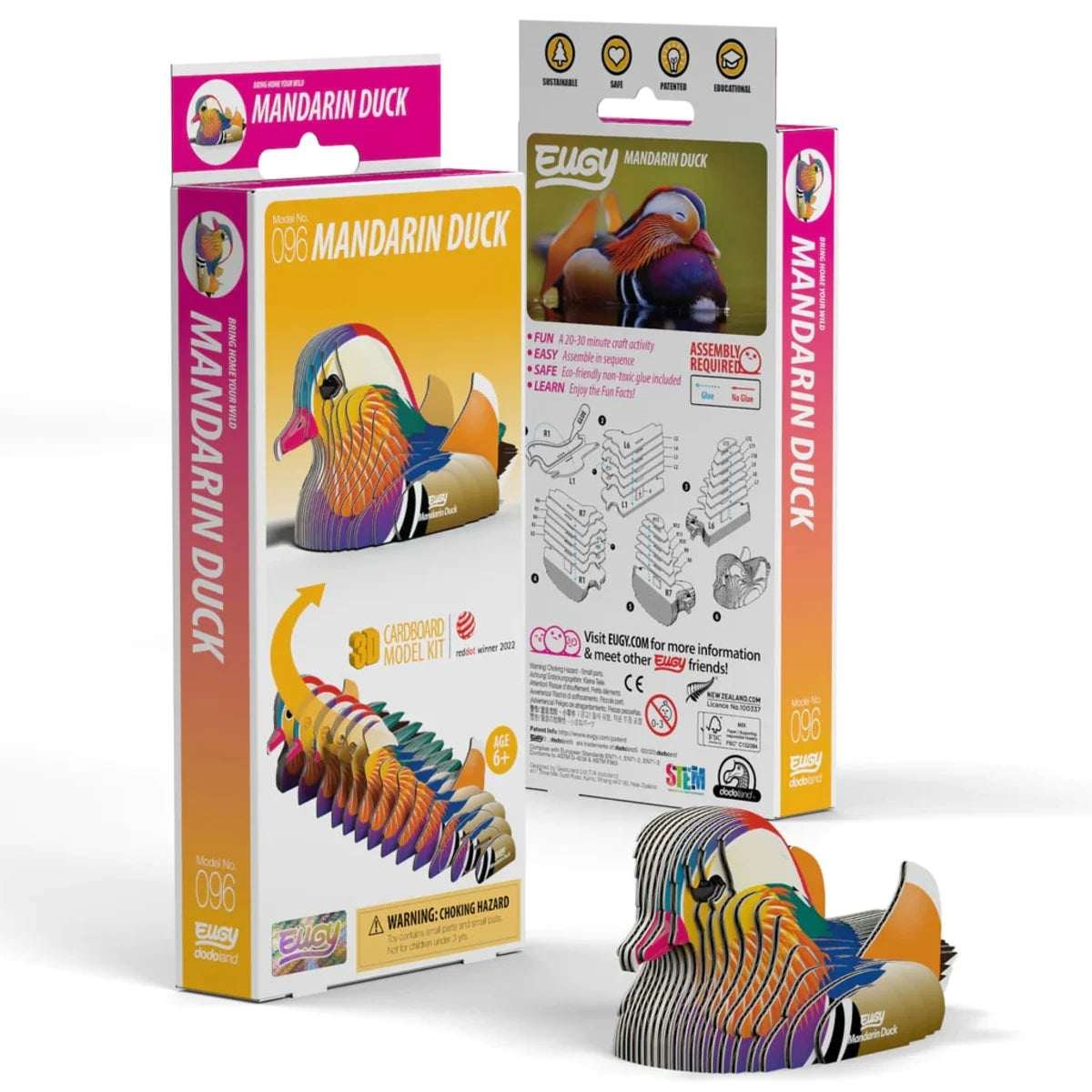 EUGY 3D Koottava Mandariinisorsa