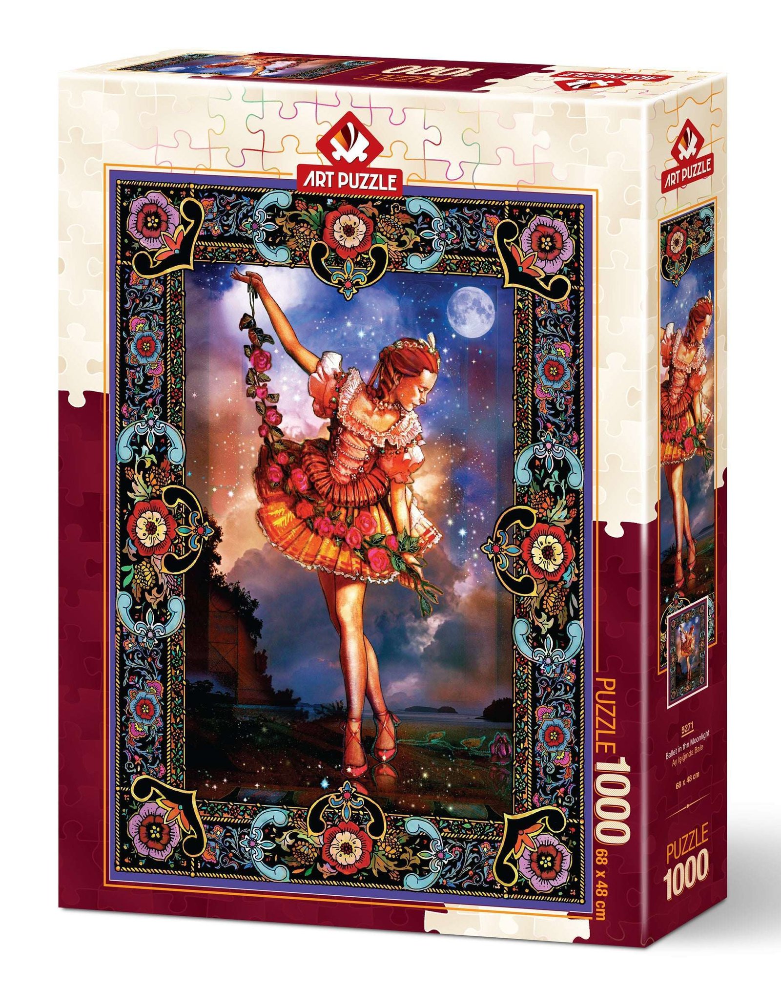 Art Puzzle 1000 Palan Palapeli Ballet In The Moonlight
