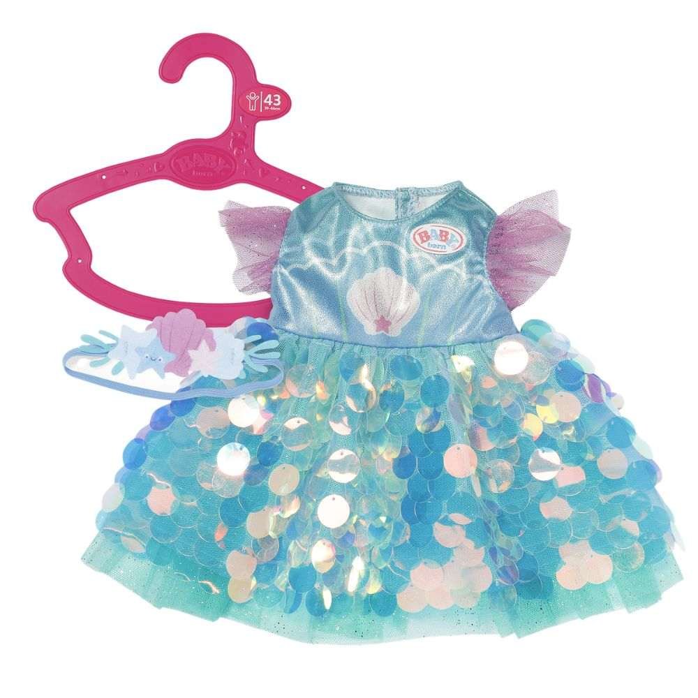 Baby Born Nukenvaate Merenneito Mekko 43cm