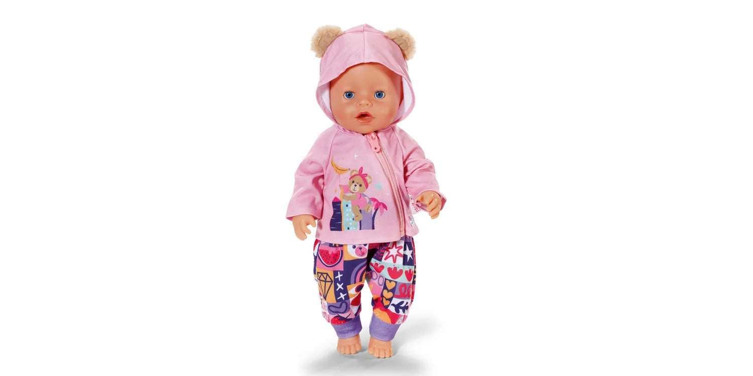 Baby Born Nukenvaate Huppari, Housut ja T-paita 43cm