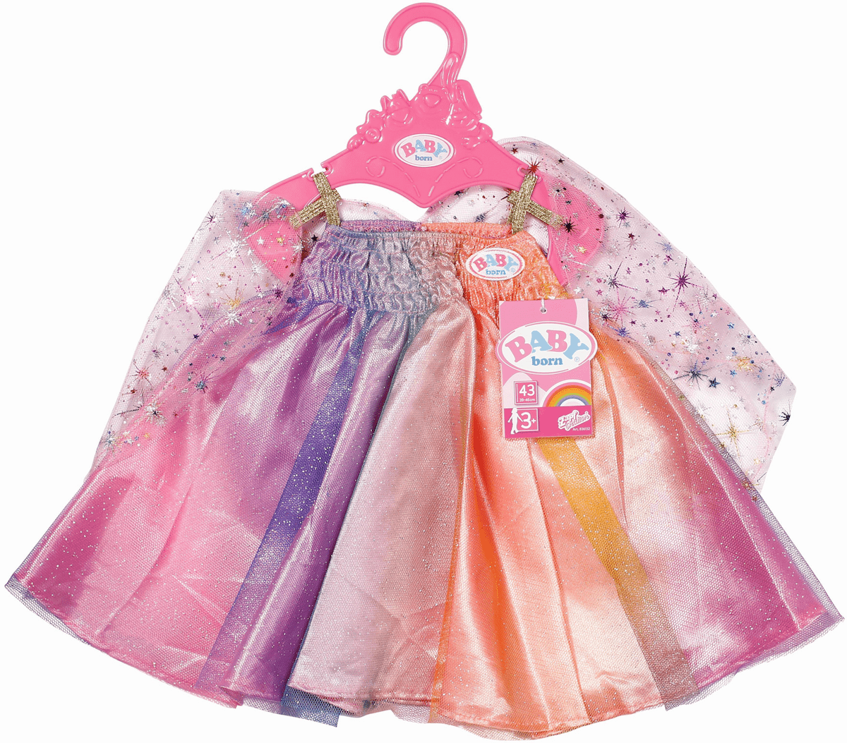 Baby Born Prinsessamekko Sateenkaari