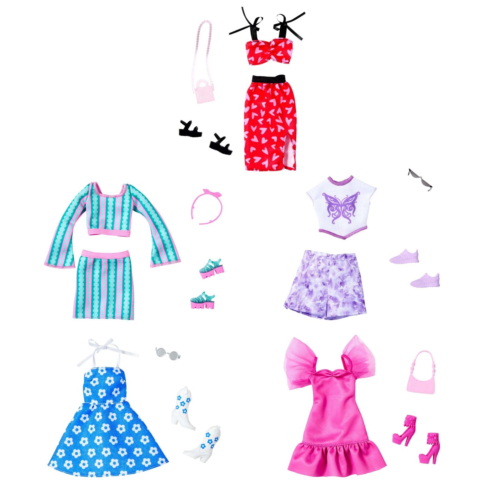 Barbie Vaate Fashion Complete Looks Vaate- ja Asustesetti