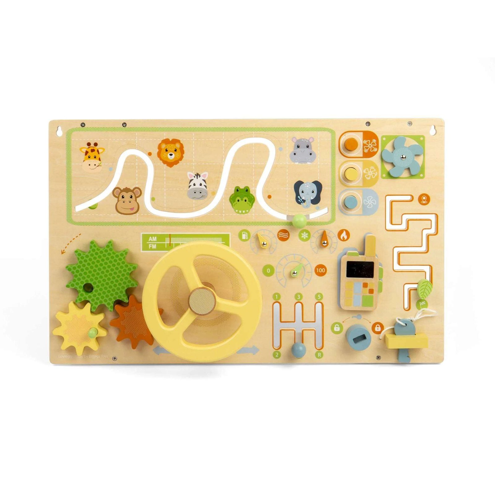 Bigjigs Busyboard Puinen Aktiviteettialusta