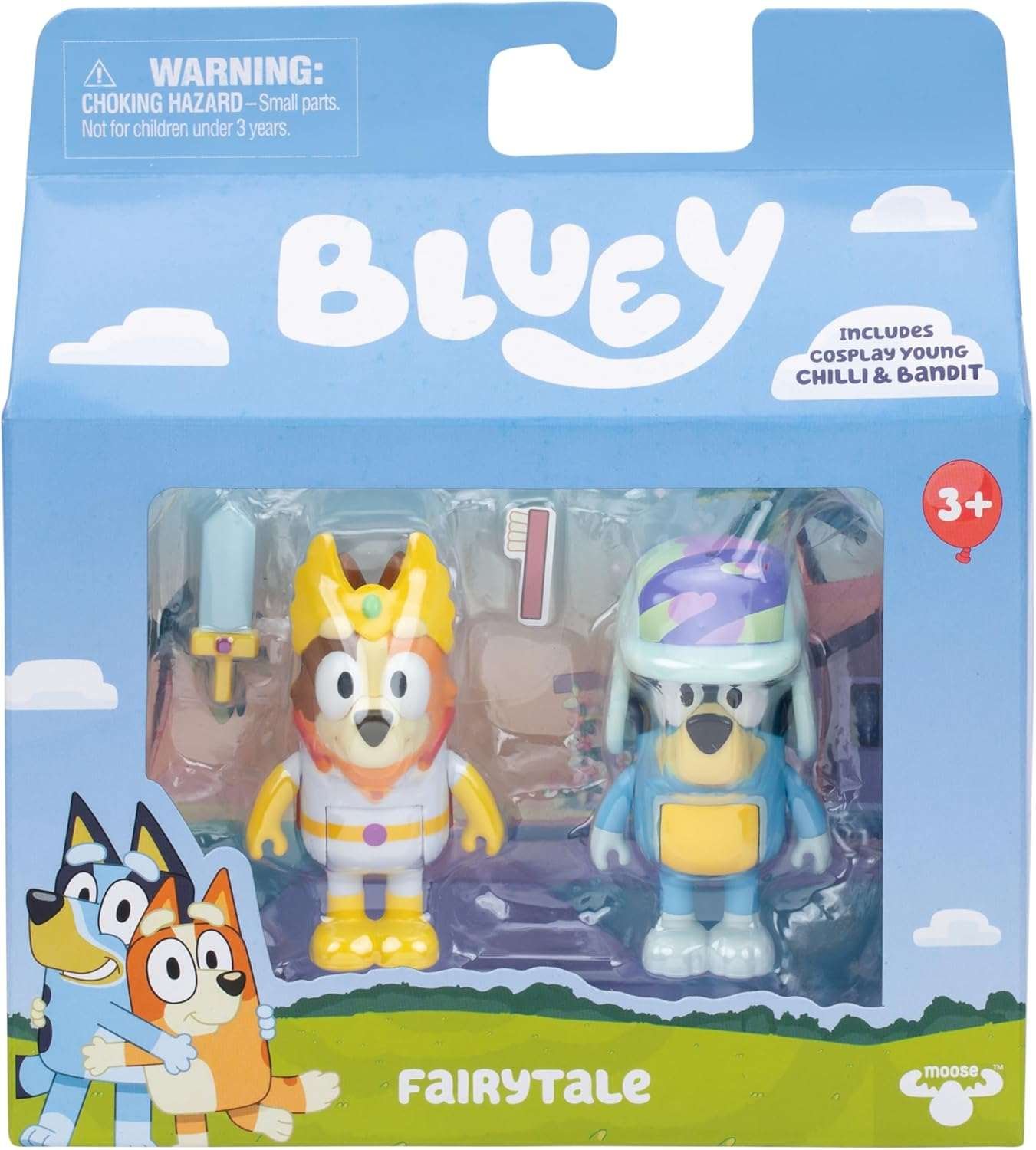 Bluey Hahmopaketti 2 Hahmoa Chilli ja Bandit