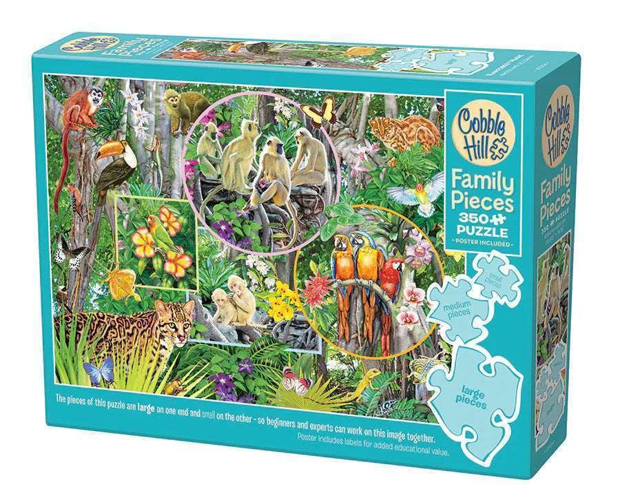 Cobble Hill 350 XXL Palan Palapeli Family - Rainforest Magic
