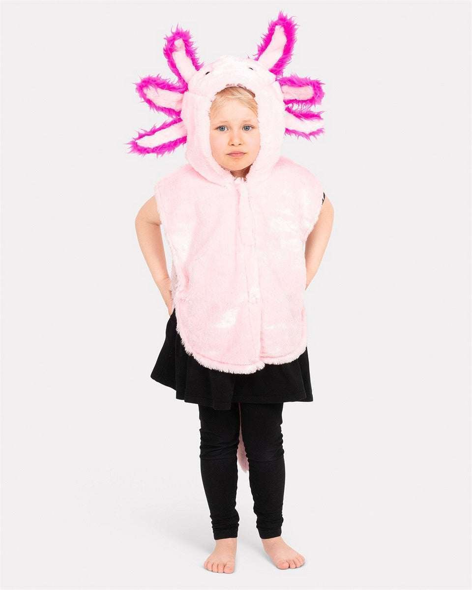 Aksolotliviitta Irrotettavalla Hännällä 86-110 cm (1-4v)